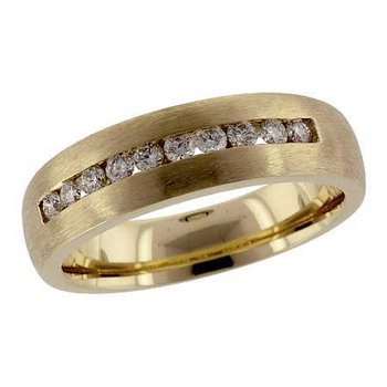 14KT Gold Mens Wedding Ring M147-50341