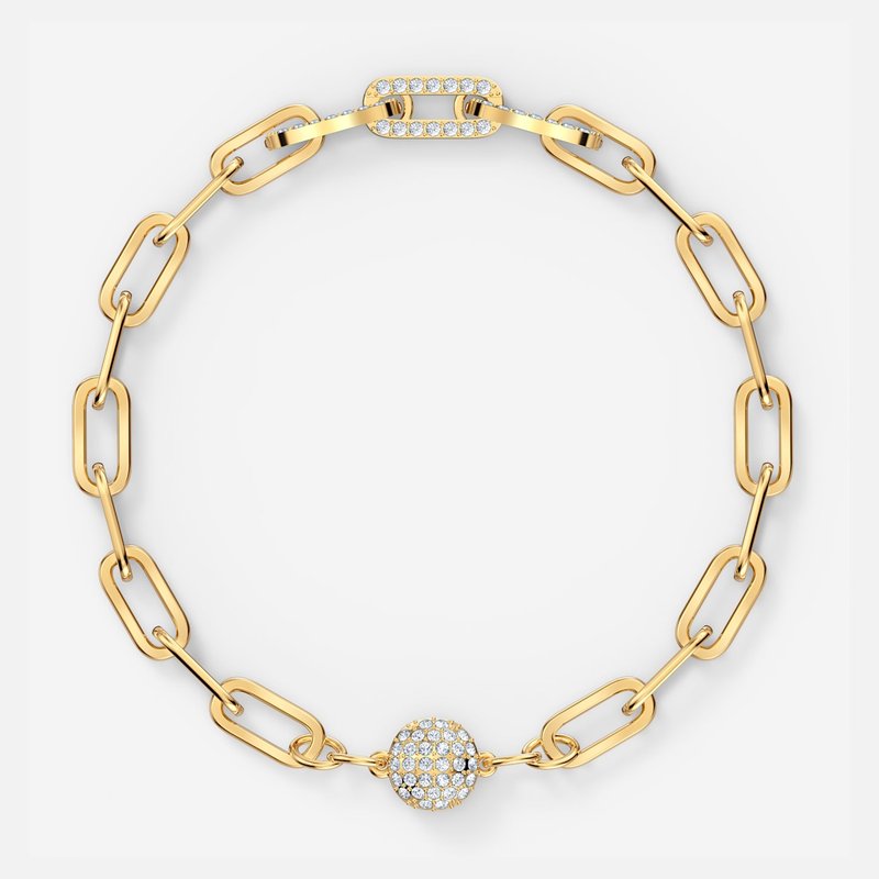 Deals New swarovski gold necklace and bracelet