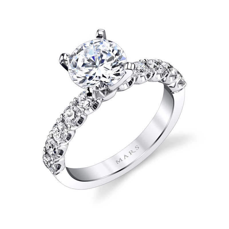 Mars Fine Jewelry Engagement Ring 27137 - The Diamond Family