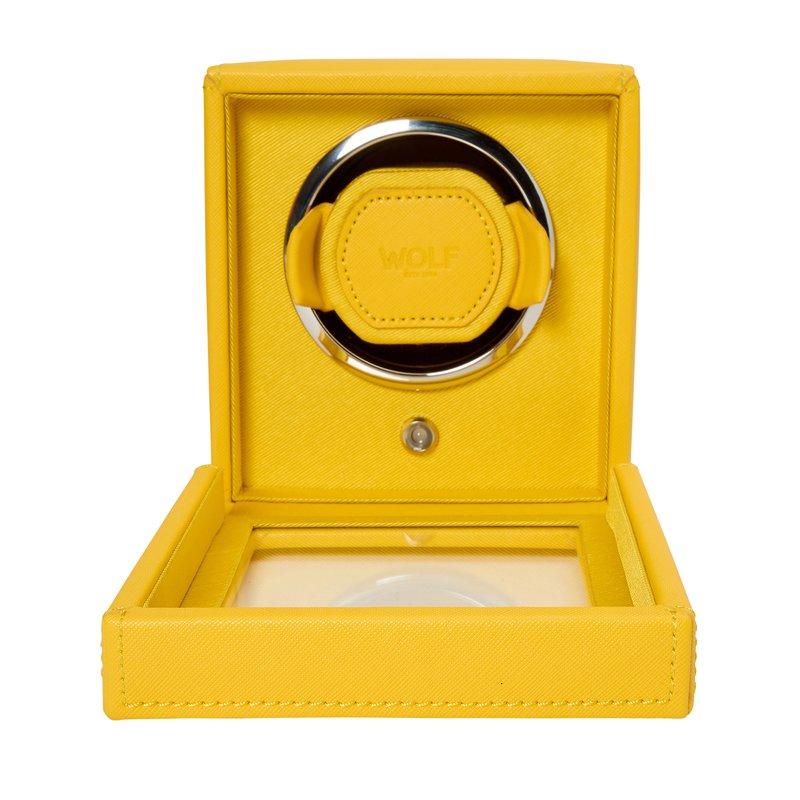 WOLF Cub Single Watch Winder with Cover 461192 - Hayden Jewelers