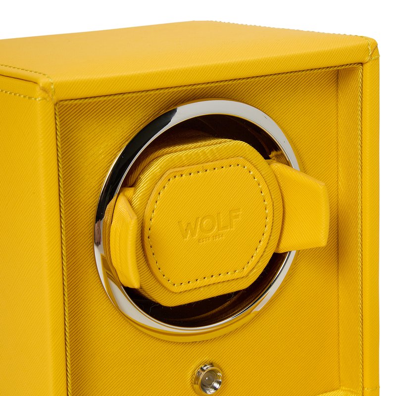 WOLF Cub Single Watch Winder with Cover 461192 - Hayden Jewelers