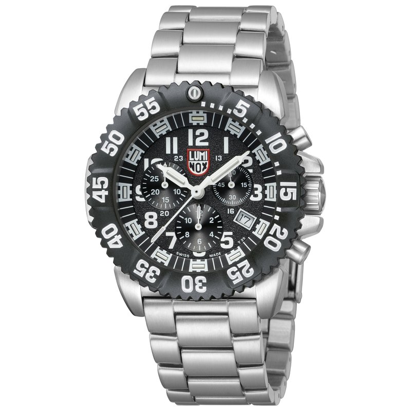 Luminox Navy Seal Steel Colormark Chronograph 3180 Series XS.3182.L -  Gino's Jewelers