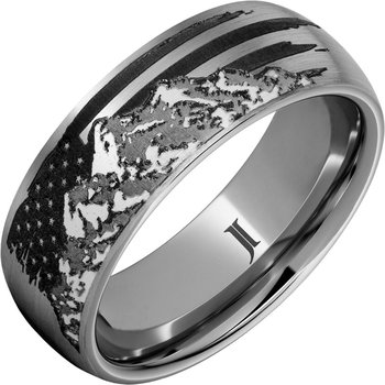 Land of the Free - Rugged Tungsten Ring RMWA007933