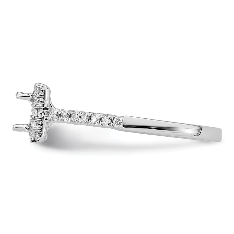 True Origin 14K White Gold 1/3 carat Lab Grown Diamond VS+ F+ Semi ...