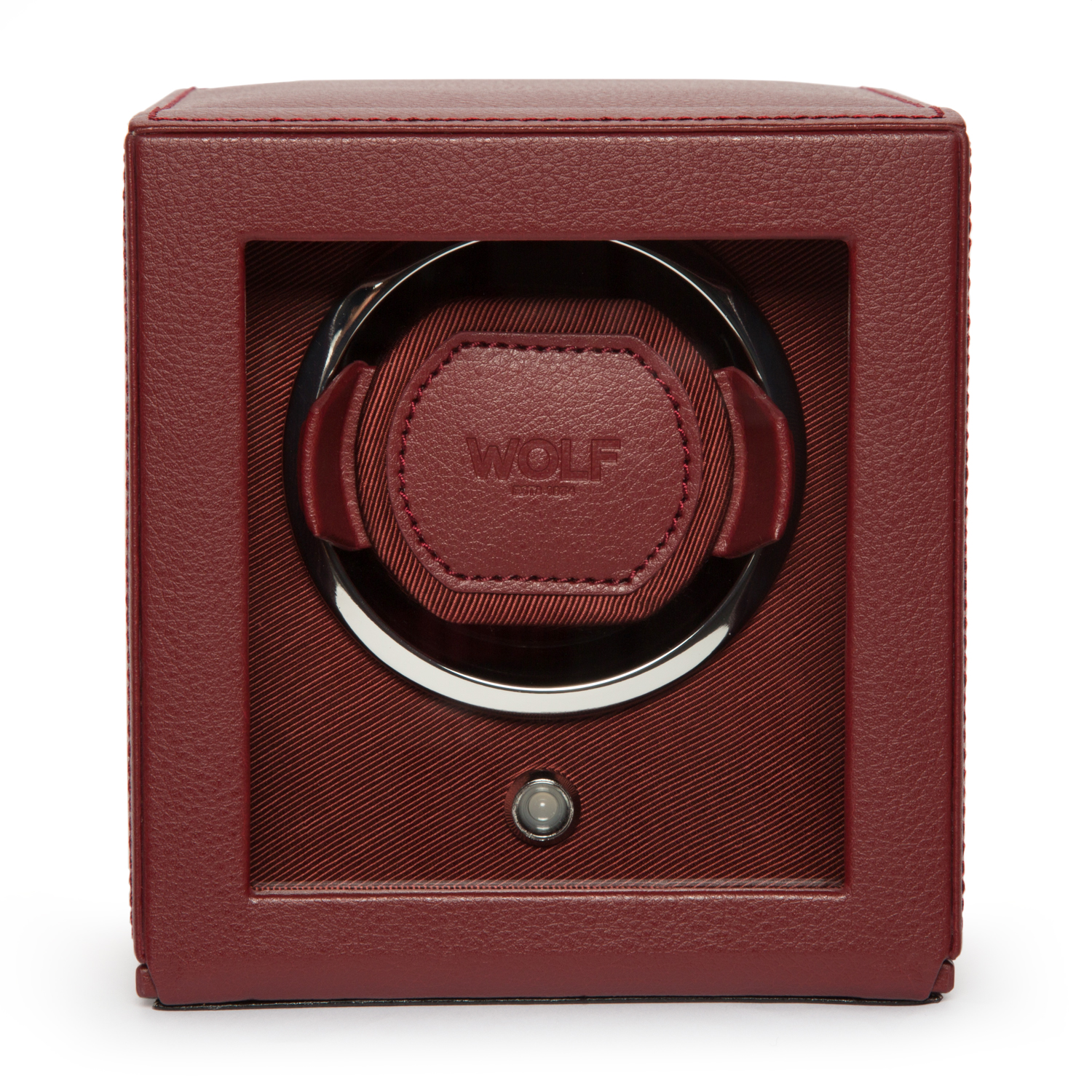 WOLF Cub Single Watch Winder with Cover 461126 - Hayden Jewelers