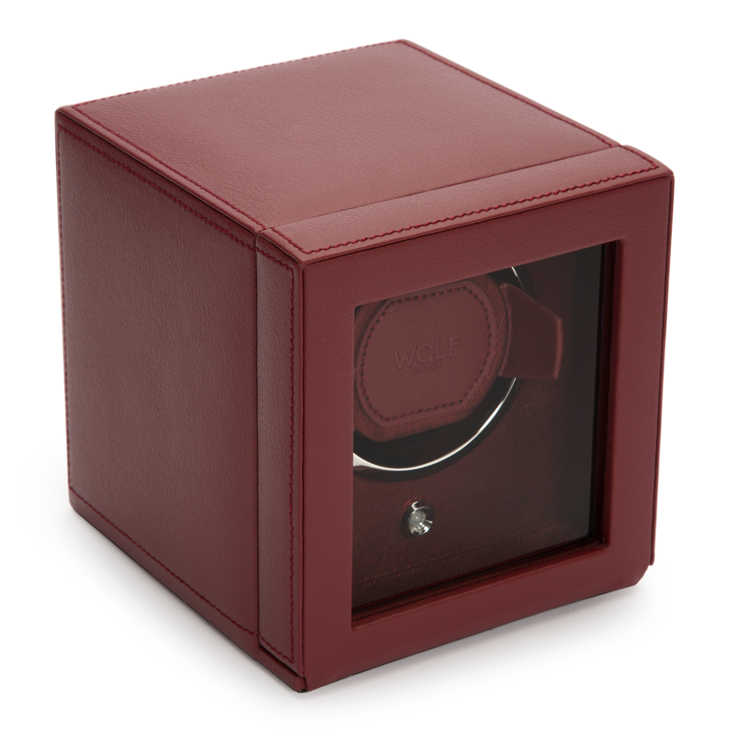 WOLF Cub Single Watch Winder with Cover 461126 - Hayden Jewelers
