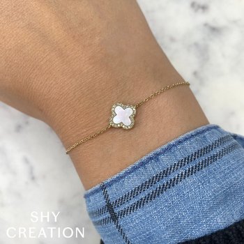 18K Rose Gold Pink Sapphire Stretch Tennis Bracelet 159803 - Trice
