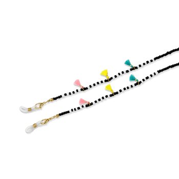 Glass Beads with Tassel Eyewear Chain CO00012