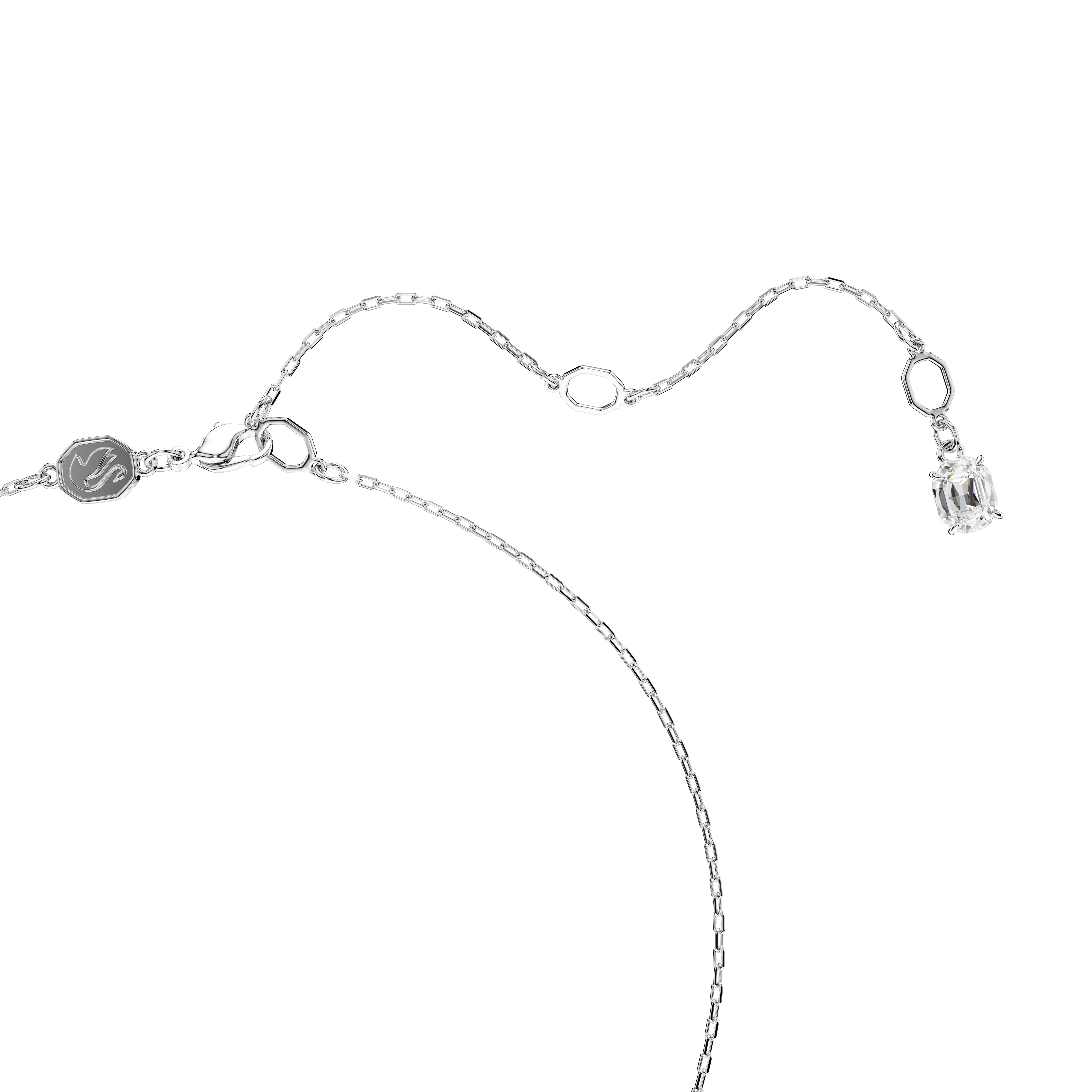 Swarovski Swan pendant, Swan, Black, Mixed metal finish 5705721