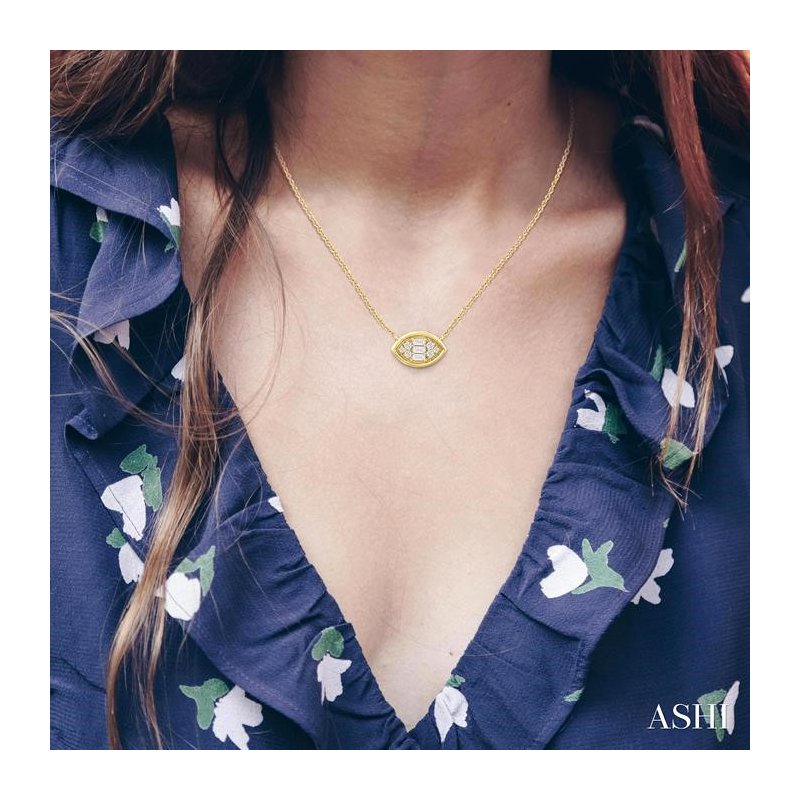 ASHI Marquise Shape East-West Bezel Set Petite Fusion