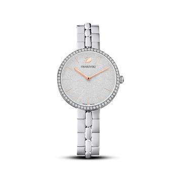 SWAROVSKI 腕時計　星 Swarovski Cosmopolitan watch, Swiss Made, Metal bracelet, White