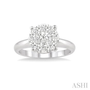 Round Shape Lovebright Essential Diamond Ring 36905OHFVWG