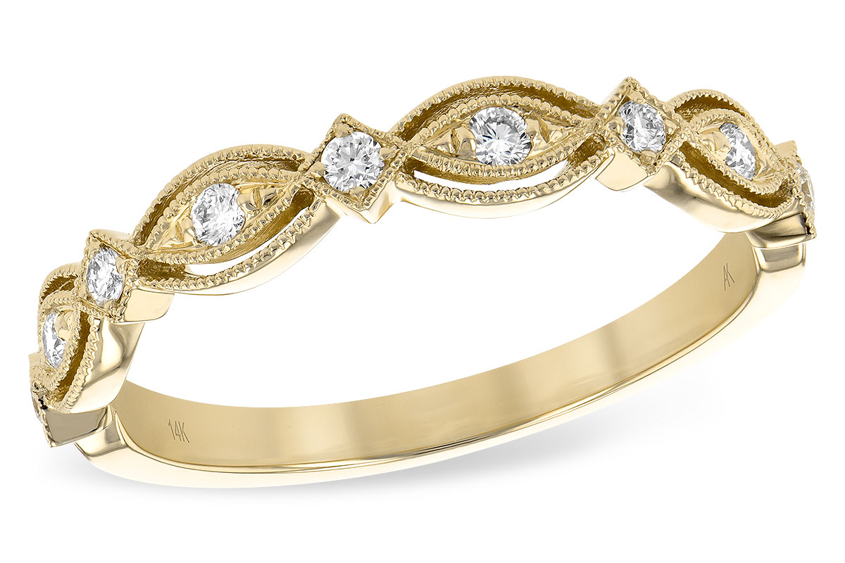 Allison Kaufman 14KT Gold Ladies Diamond Wedding Ring L190-09794
