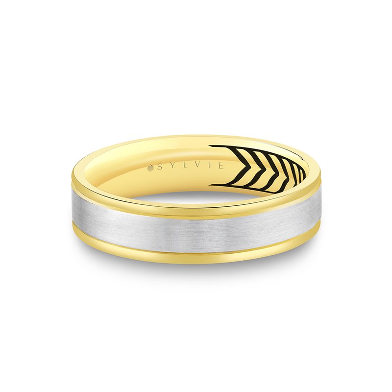 Sylvie Shell Apex Two Tone Brushed Men- Band - Julian MB0084-4YW55M10 ...