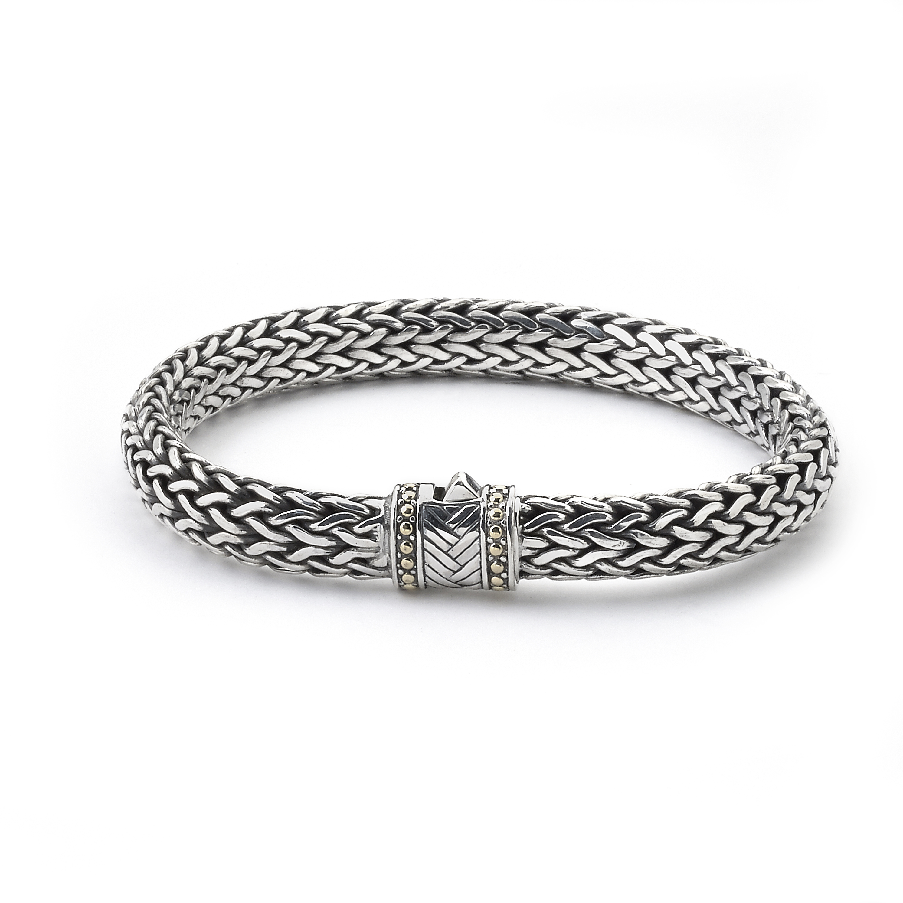Samuel B STERLING SILVER/18K 8.5