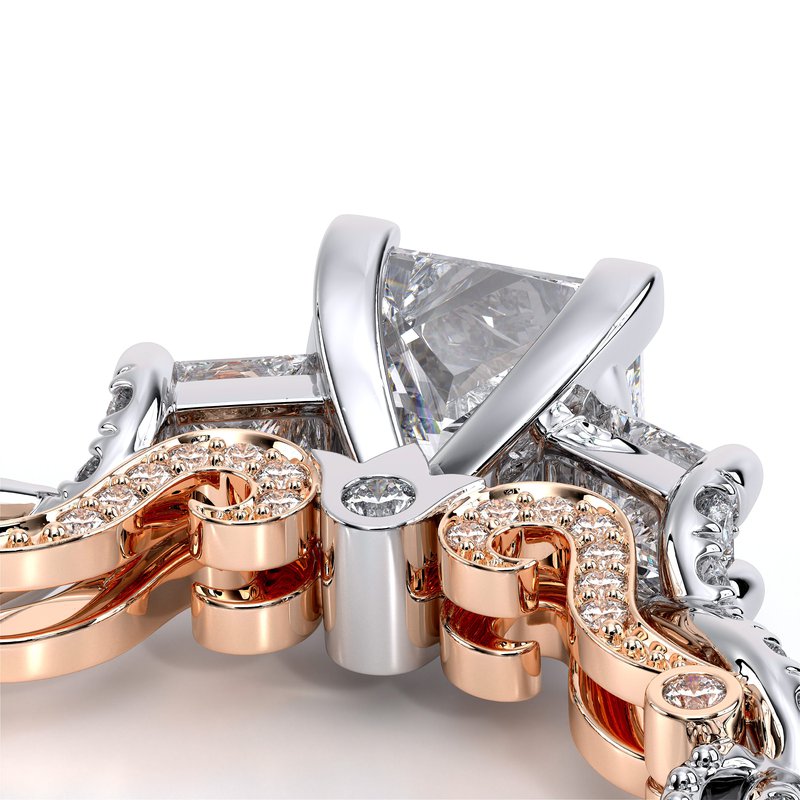 Verragio Insignia-7074p-14k Rose Gold Princess INSIGNIA