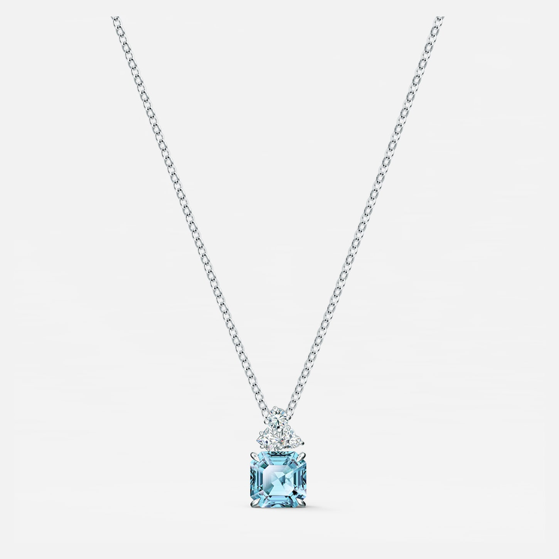 Aqua Swavorski popular Necklace