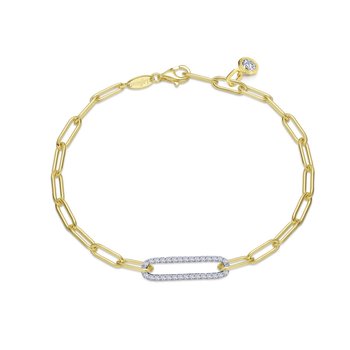 アクセサリー here's / PN BRECELET LaFonn 0.57 CTW Paperclip Bracelet B0165CLP75 - Snowden's