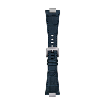 thumbnail interactive-video image 1 of Tissot 9mm Black Leather Watch Strap - Replacement Band For Tissot Watches 1 of 10