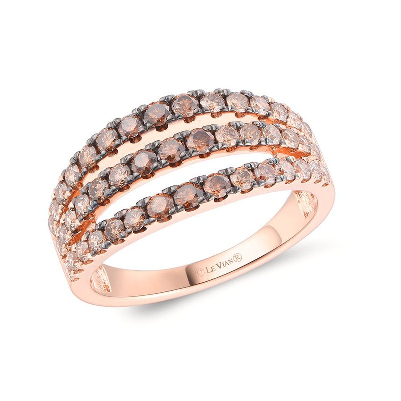 Le Vian 14K Strawberry Gold Diamond Ring TTFJ 30R  display picture 1