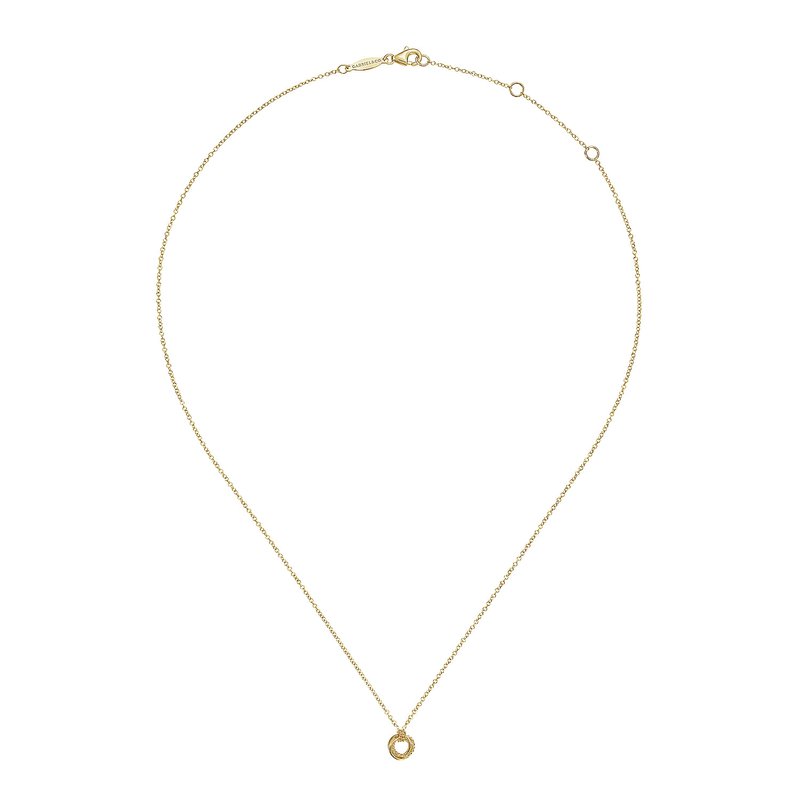 Gabriel Fashion Pendant NK6391Y4JJJ - The Diamond Store Gabriel Fashion Pendant NK6391Y4JJJ - The Diamond Store
