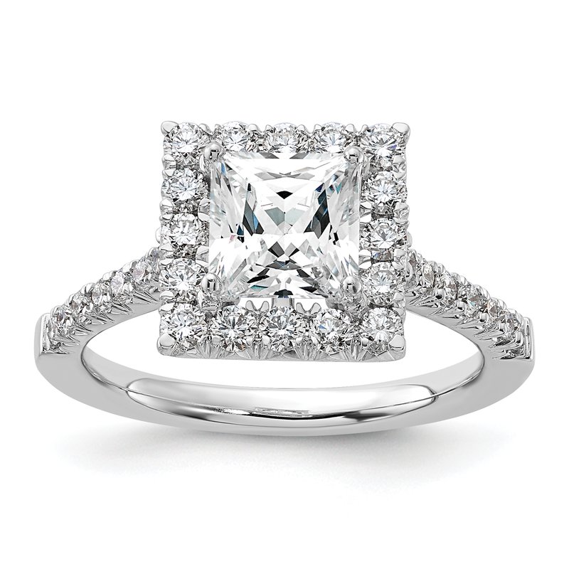 True Origin 14K White Gold 1/3 carat Lab Grown Diamond VS+ F+ Semi ...
