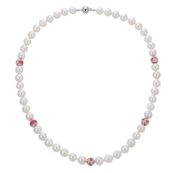 Imperial Pearl Sterling Silver Freshwater Pearl Necklace