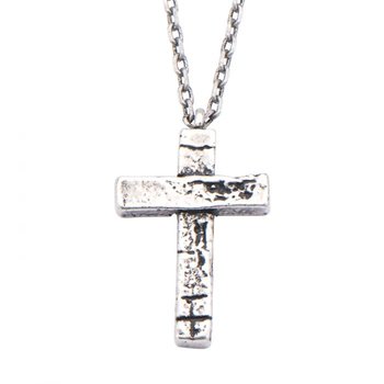 INOX Jewelry Two Layer Cross with X in the Middle Pendant