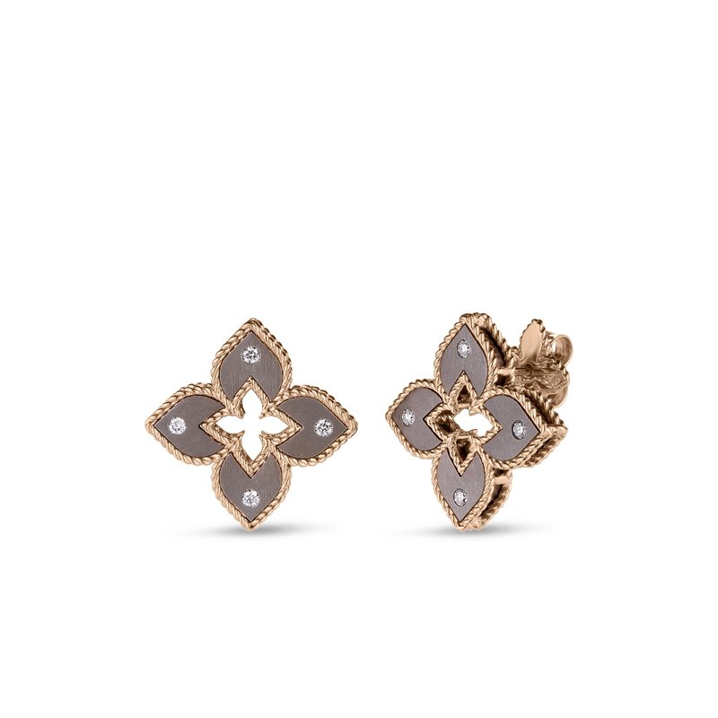 Roberto Coin 18K Rose Gold Venetian Princess Diamond & Gray