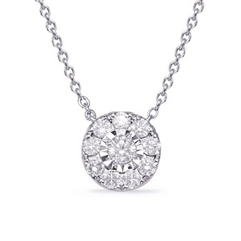 S. Kashi White Gold Diamond Necklace N1249WG - Celestial