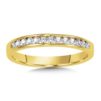 Channel Diamond Wedding Band WBD925-Y