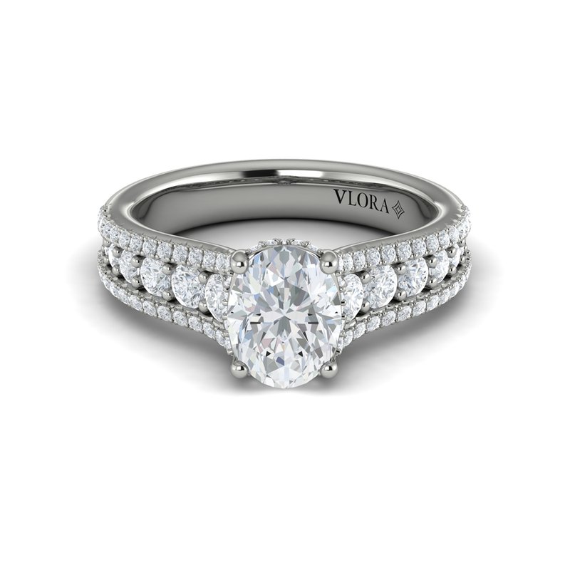 Vlora Bold Cathedral Oval Diamond Engagement Ring VSC20122-OV15 - Beré ...