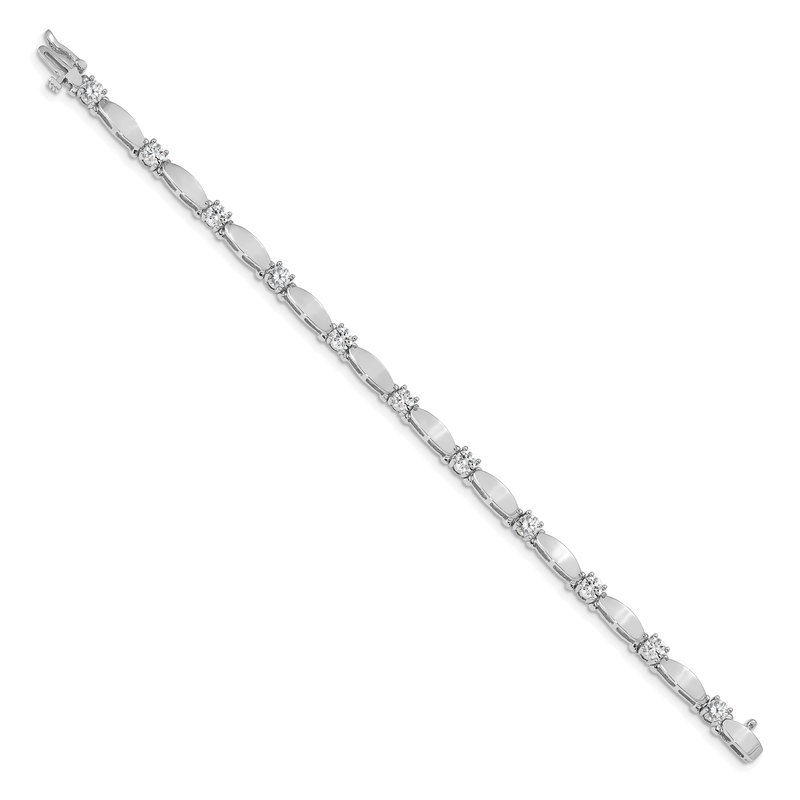 Quality Collection 14k White Gold Complete 2.75 carat Round