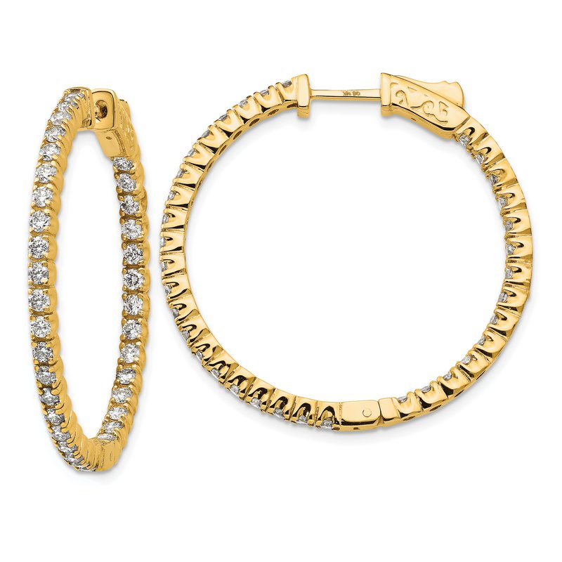 True Origin 14K Yellow Gold 2 carat Lab Grown Diamond VS+ F+ Complet In ...