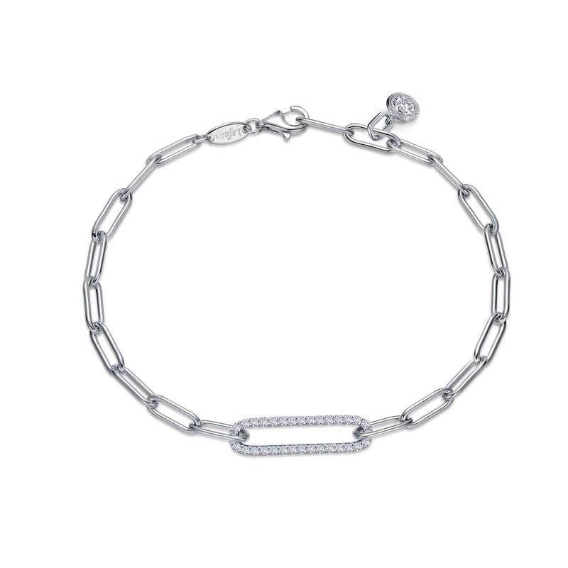 LaFonn 0.57 CTW Paperclip Bracelet B0165CLP75 - Snowden's