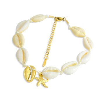 Ocean Sea Shells Charm Bracelet Z124-LN5671