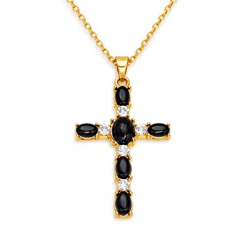 Cross Black Opal Pendant J452-JJP51357-1