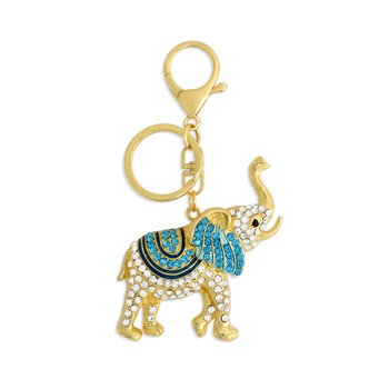Elephant Keychain with Rhinestones J452-JJK10156