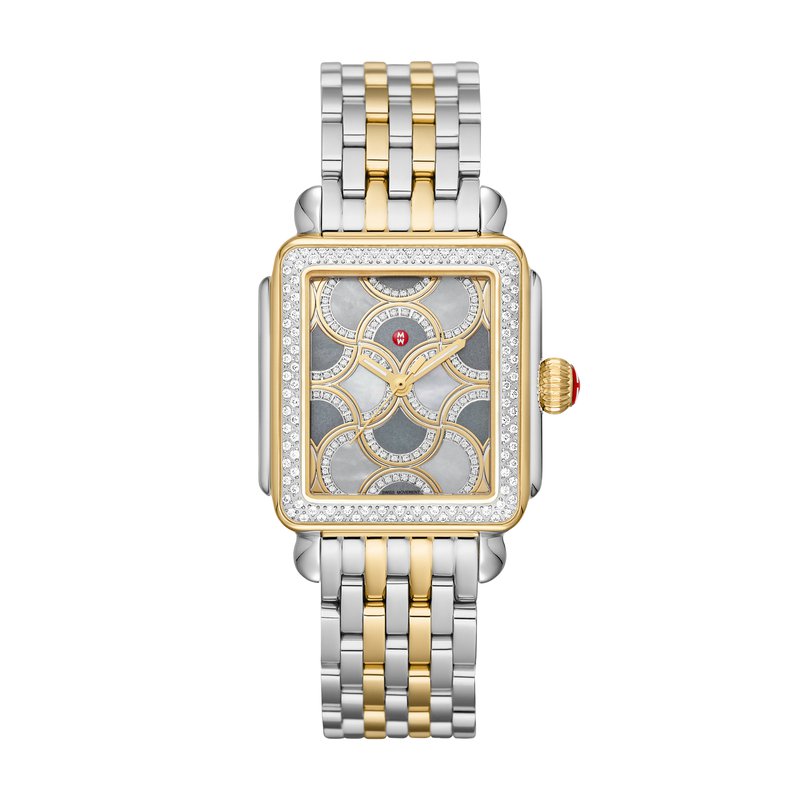 Michele art deco diamond watch best sale