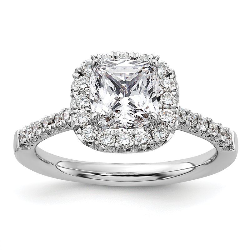 True Origin 14K White Gold 3/8 carat Lab Grown Diamond VS+ F+ Semi ...