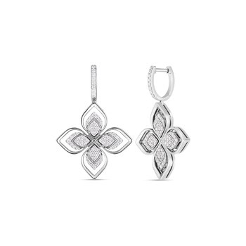 【SWAROVSKI】Numina イヤージャケット 5677980 Swarovski Numina earring jackets, Mixed cuts, White, Gold
