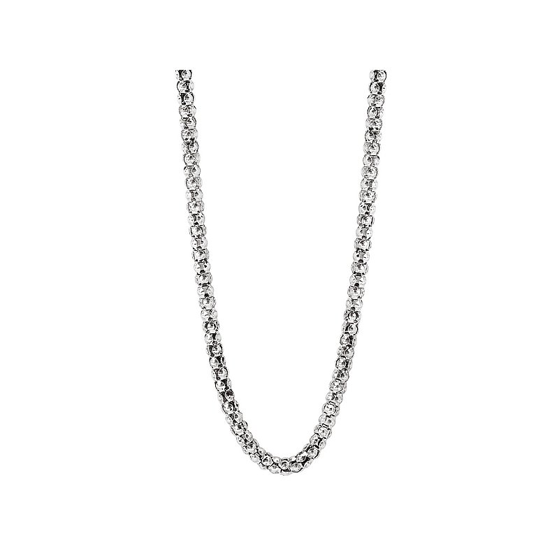 Eleganza Sterling Silver Popcorn Chain 801603-18 - Kennedy