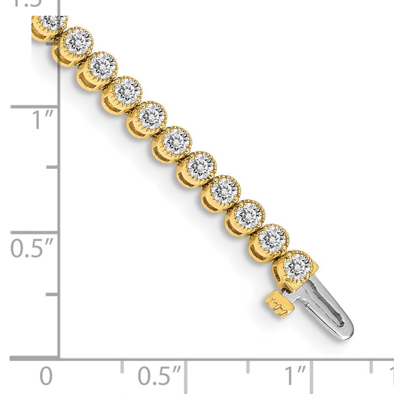 Diamond Fashion Bracelet 1/2 ct tw Round-cut Sterling Silver