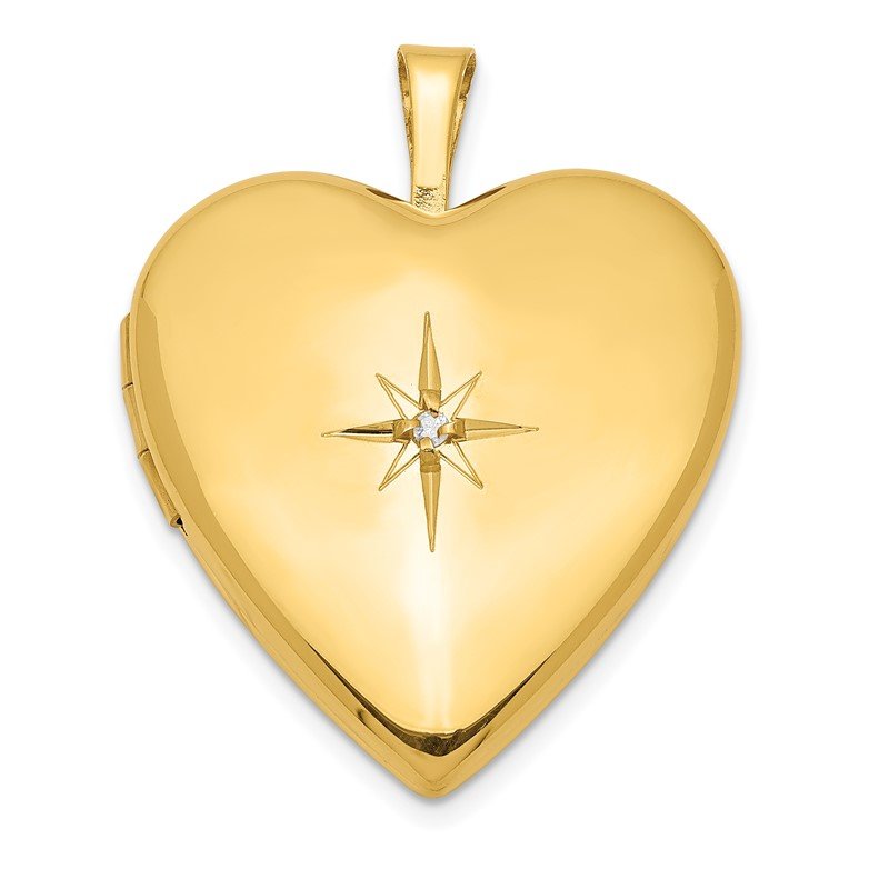 Sterling silver gold plated 20mm locket. Sterling silver gold plated 20mm locket.