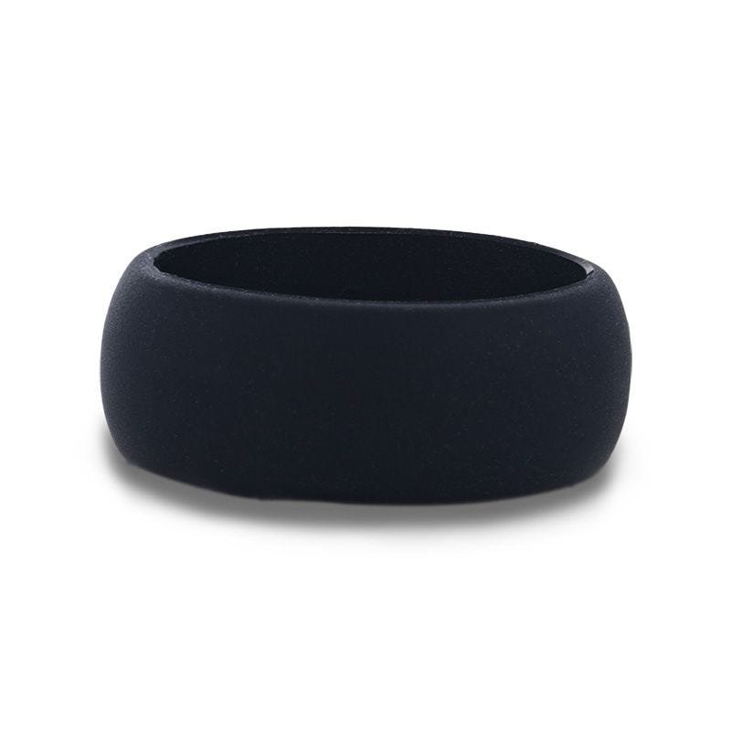 Thorsten SEAL Black Silicone Ring Comfort Fit Hypoallergenic Thorsten - 8mm Thorsten SEAL Black Silicone Ring Comfort Fit Hypoallergenic Thorsten - 8mm