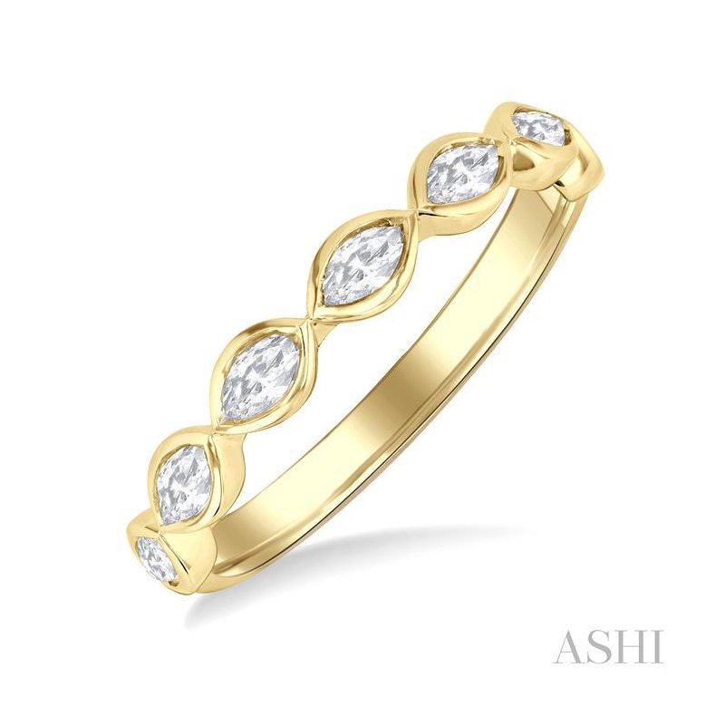 Solid Gold Hawaiian Jewelry Ring with Wave Edges [8mm width