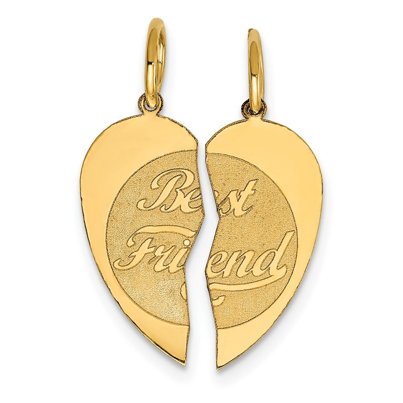 14k sale charm best friend