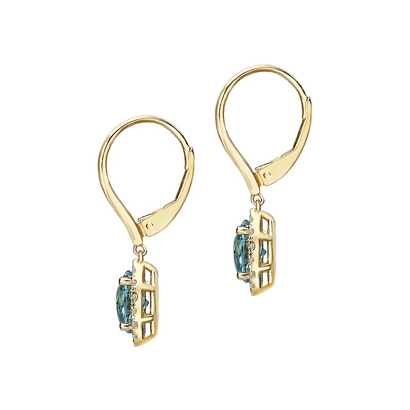 Ladies Fashion Gemstone Earrings