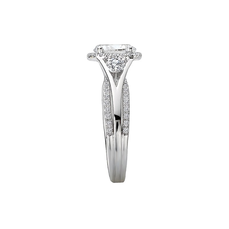 Sam's Signature Collection Halo Semi-Mount Diamond Ring