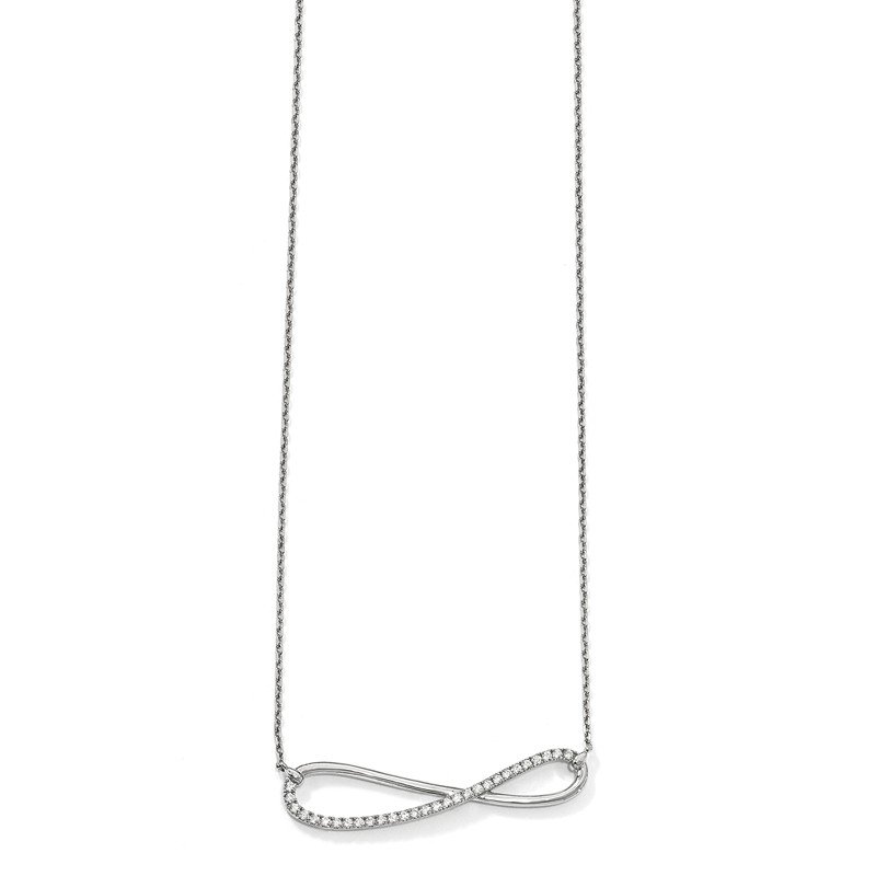 Quality Gold Sterling Shimmer Sterling Silver Rhodium-plated